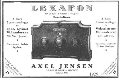 Lexafon 4 rørs Lysnetmodtager-annonce